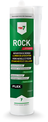 Tec7 rock transparent grå | patron 310 ml - 539306000