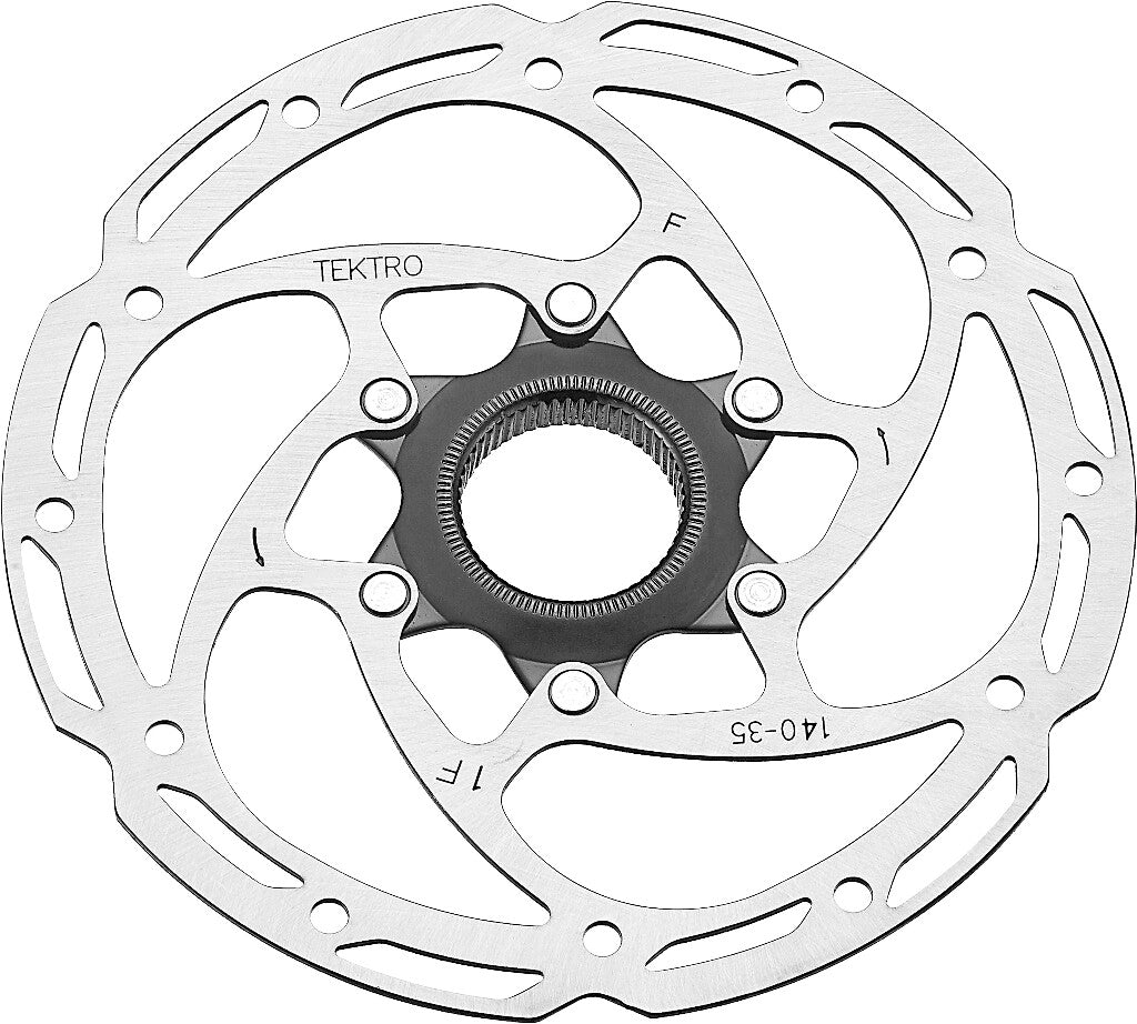 Tektro skivebremse rotor tr140-35 ø140mm, centerlock, zlv