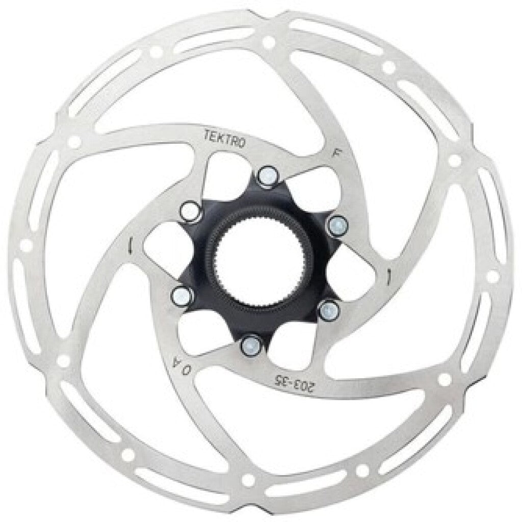 Tektro Disc Brake Rotor TR203-35 ø203mm, centerlock, sølv