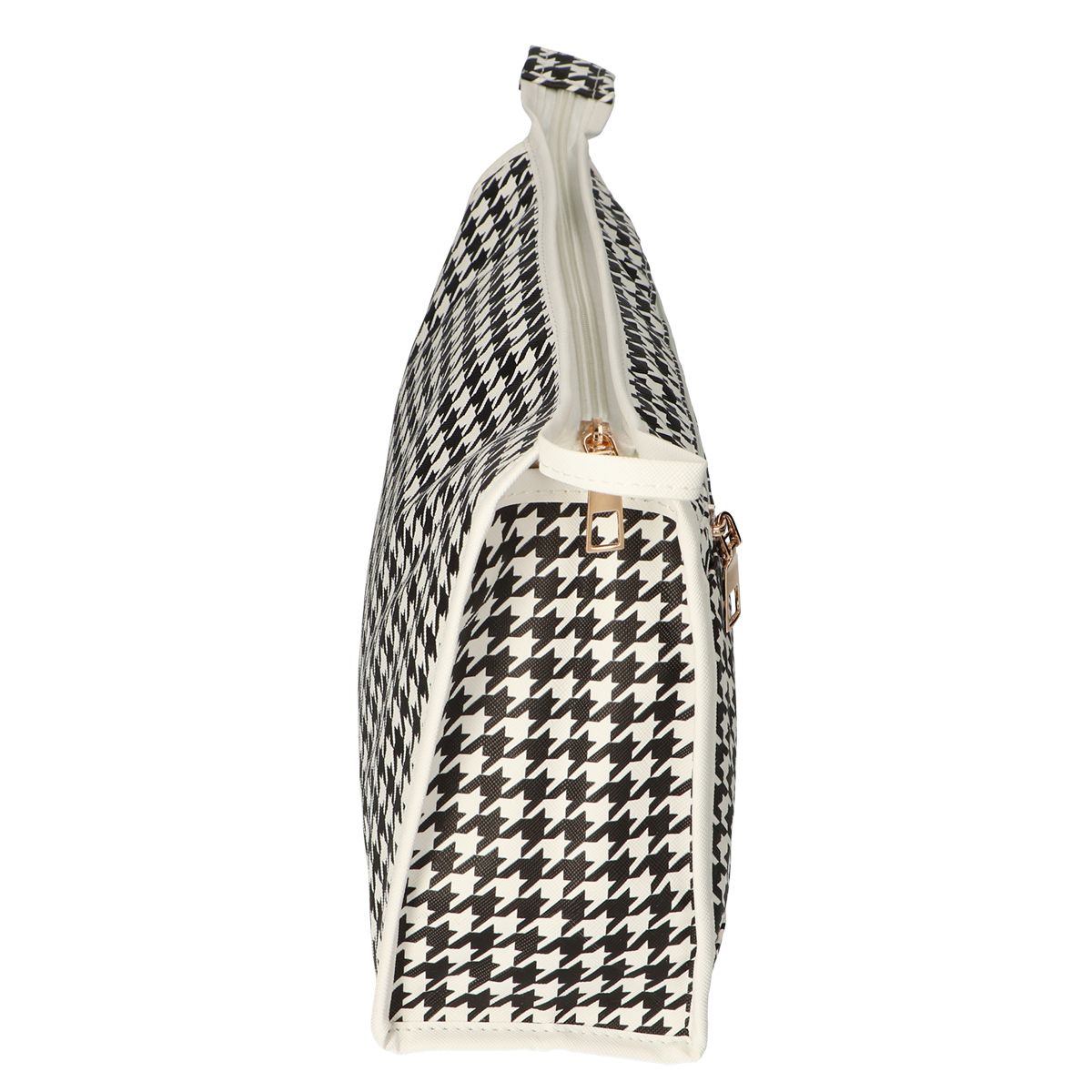 Rejsetoilettaske houndstooth 30cm x 19,5cm