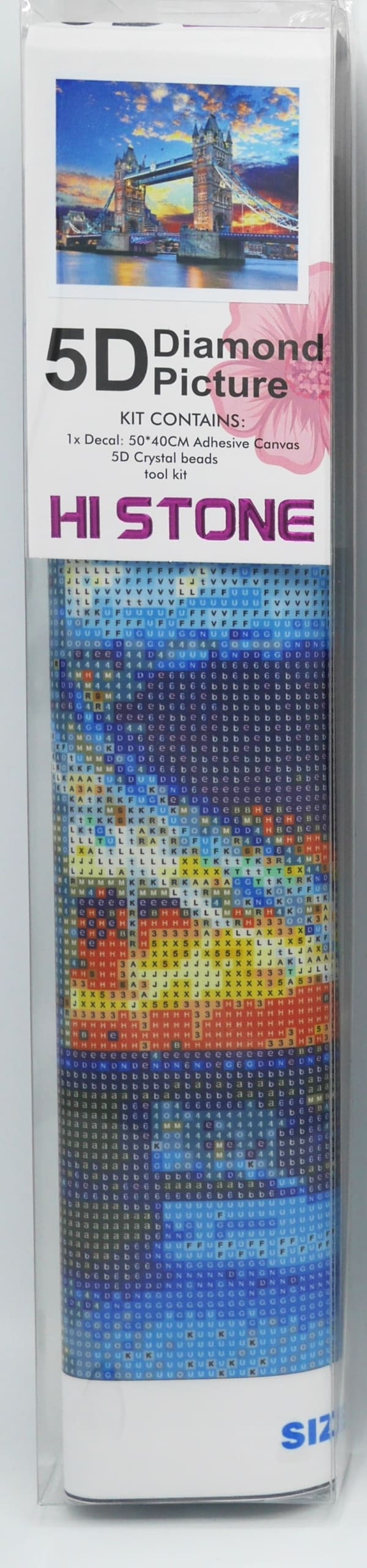 Jonotoys diamantmaleri - tower bridge london - 40x50 cm