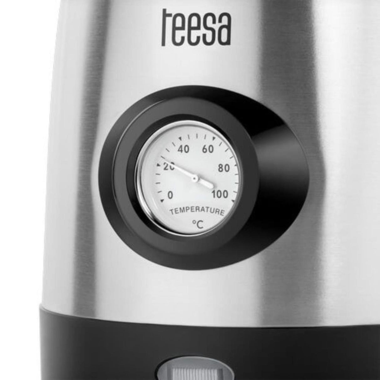 Teesa kedel i rustfrit stål med temperaturindikator 1,7l