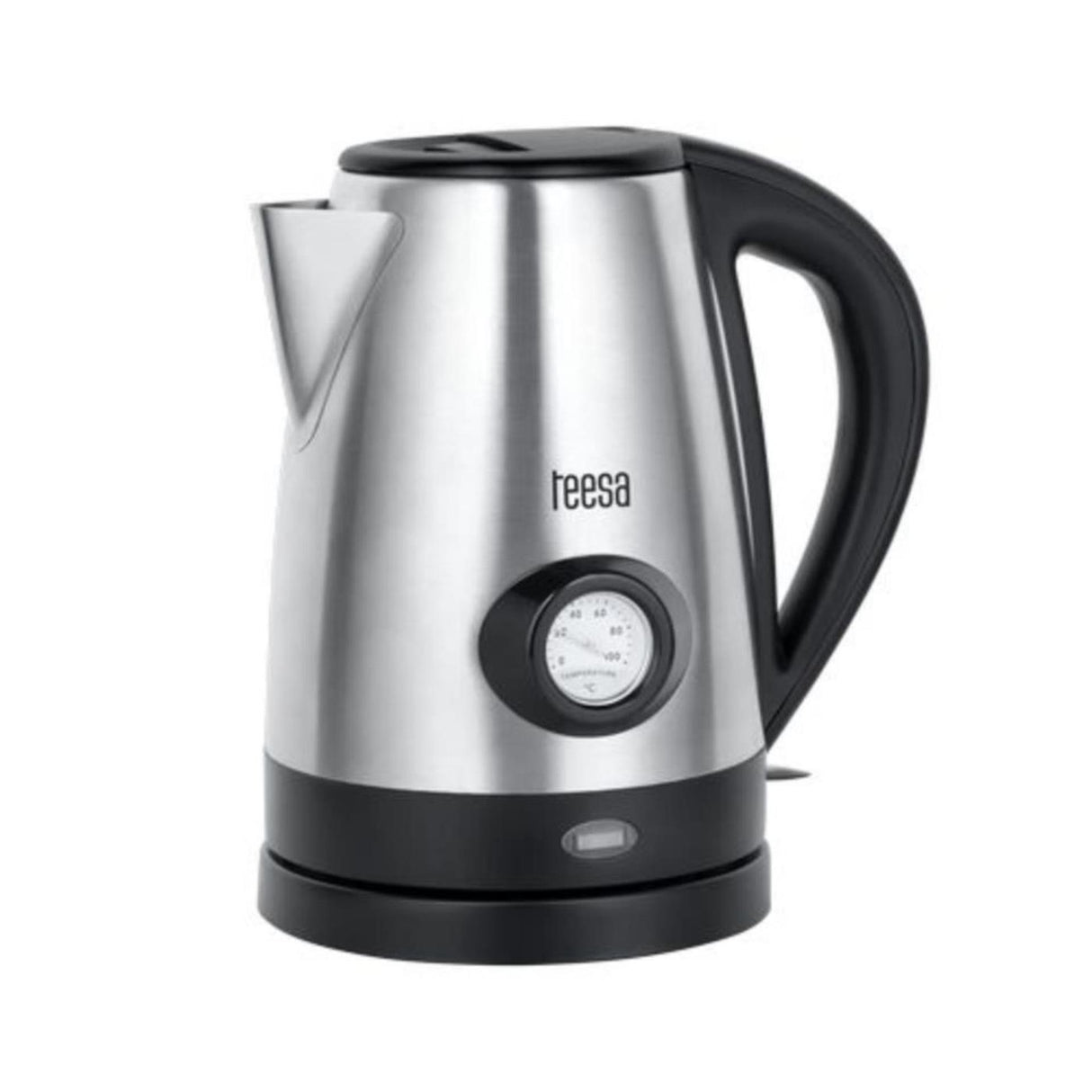 Teesa kedel i rustfrit stål med temperaturindikator 1,7l