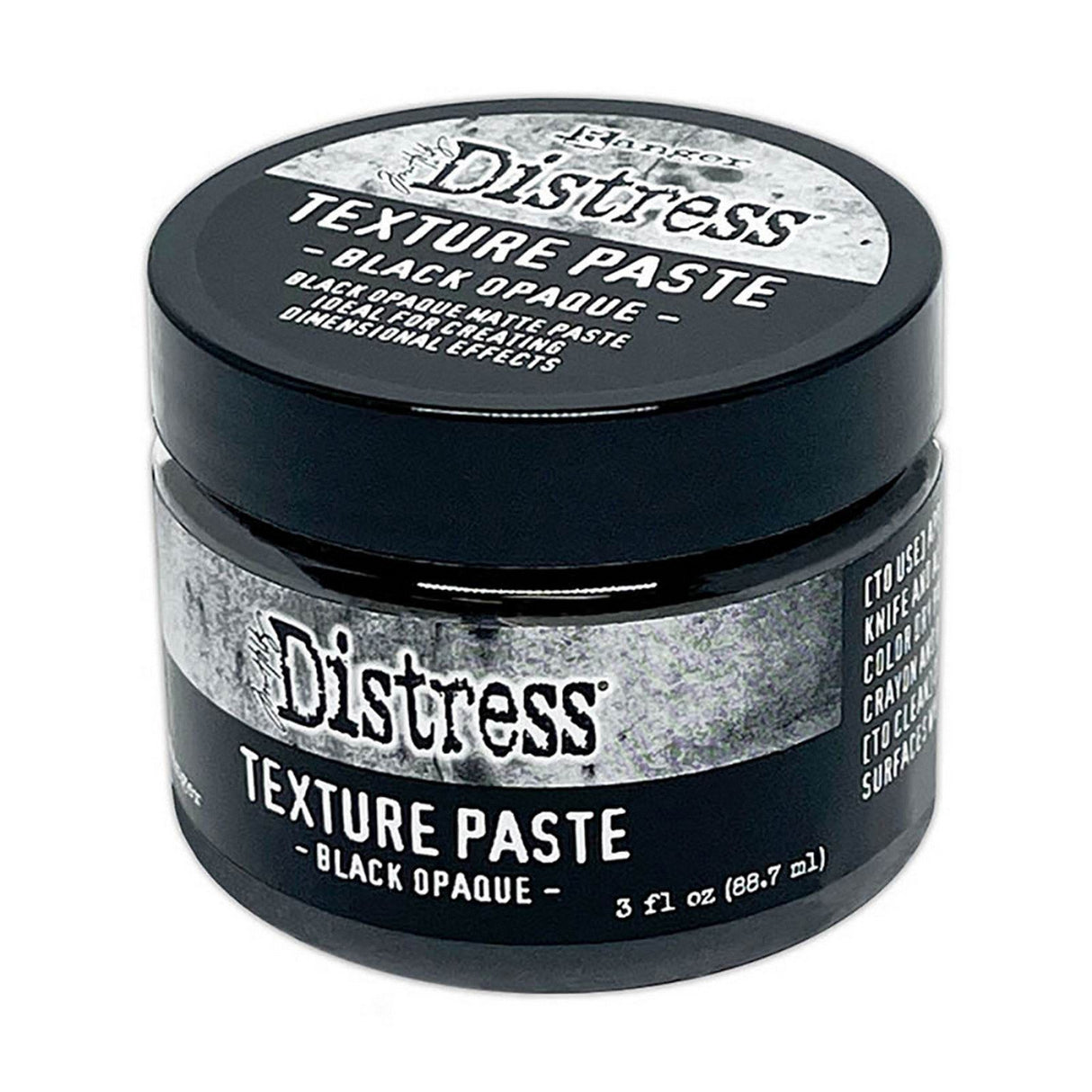 Ranger ink ranger • tim holtz distress teksturpasta sort uigennemsigtig