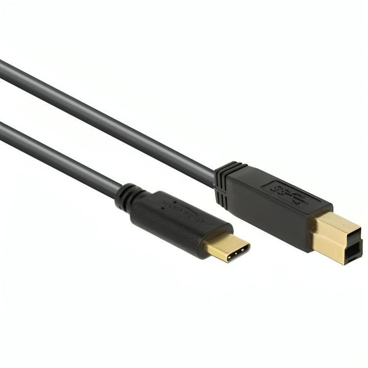 USB C til USB B printerkabel