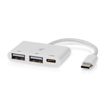 Nedis USB C til C + A hub - 3 porte