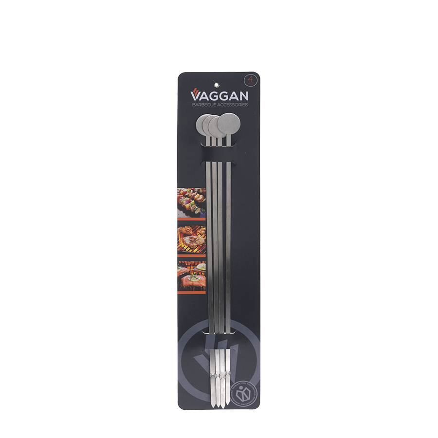 Vaggan barbecue vleesspiezen 37,5cm 4 stuks