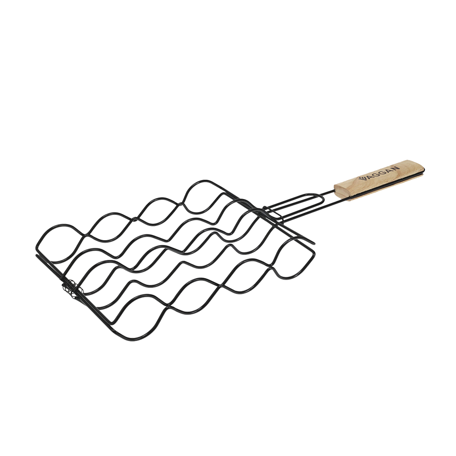 Vaggan barbecue worstgrill zwart 26x31cm