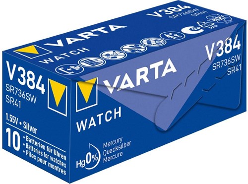 Varta 384 SR41 10 stk i æske