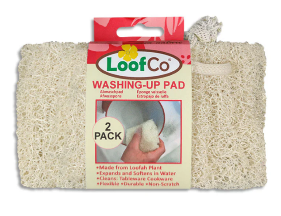 Loofco opvaskesvamp - loofah - 2 stk