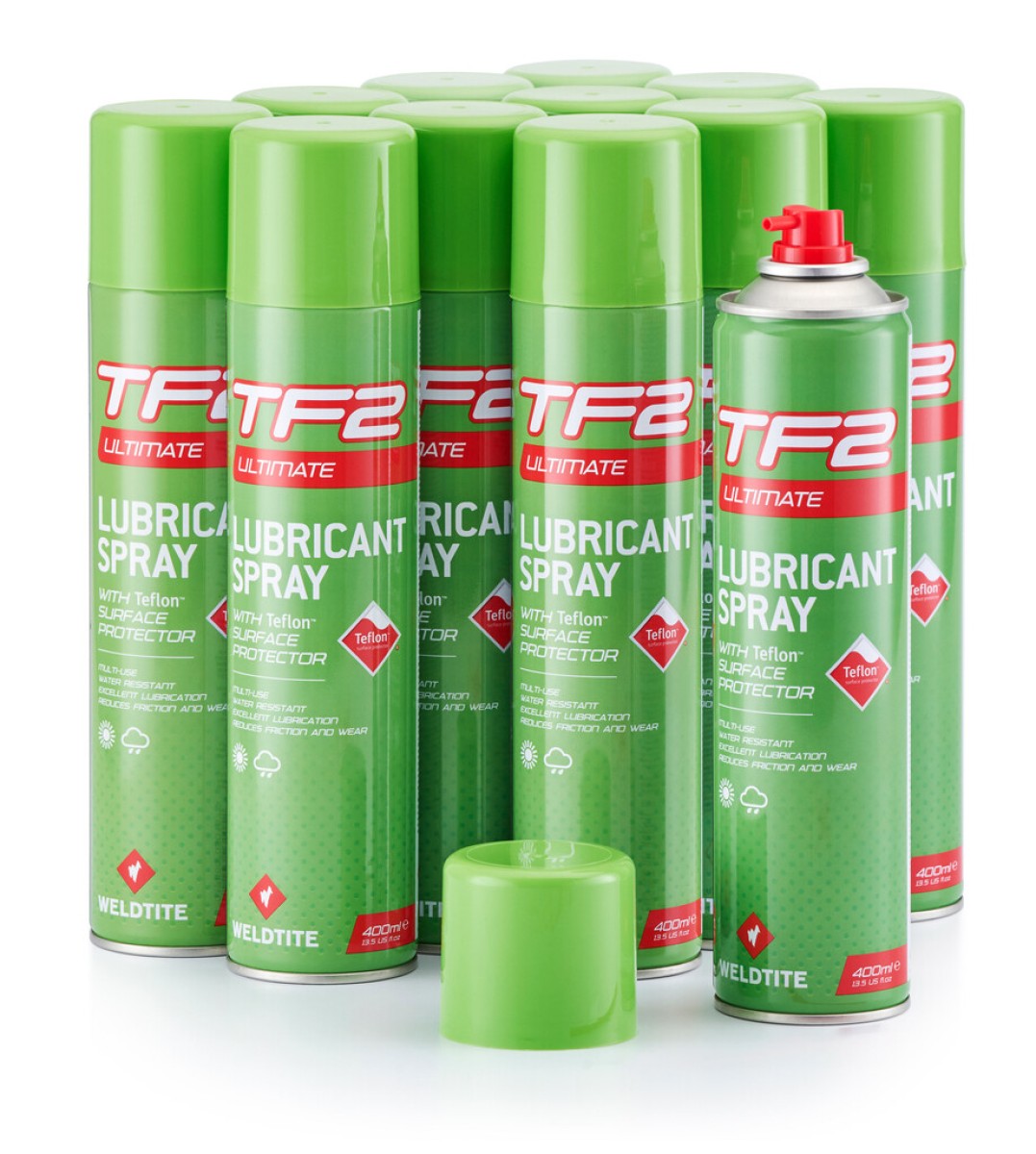 Weldtite TF2 smøreolie + Teflon spraydåse, 4dl