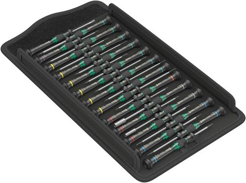 Wera kraftform micro 12 elektronik elektronik skruetrækker sæt 12-delt - 05134000001