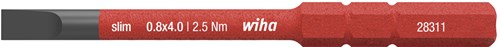 Wiha vendbar klinge | slids 4 x 75 mm | vde isoleret | 1 stk - 34580 34580