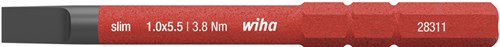 Wiha vendbar klinge | slids 5,5 x 75 mm | vde isoleret | 1 stk - 34581 34581