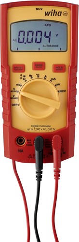 Wiha sb25542 | digitalt multimeter | op til 1000 v ac | kat iv - 45215