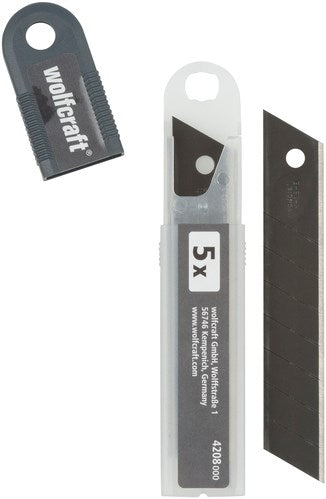 Wolfcraft Abbrechbladen | 18 mm | sort | 5 stk - 4208100