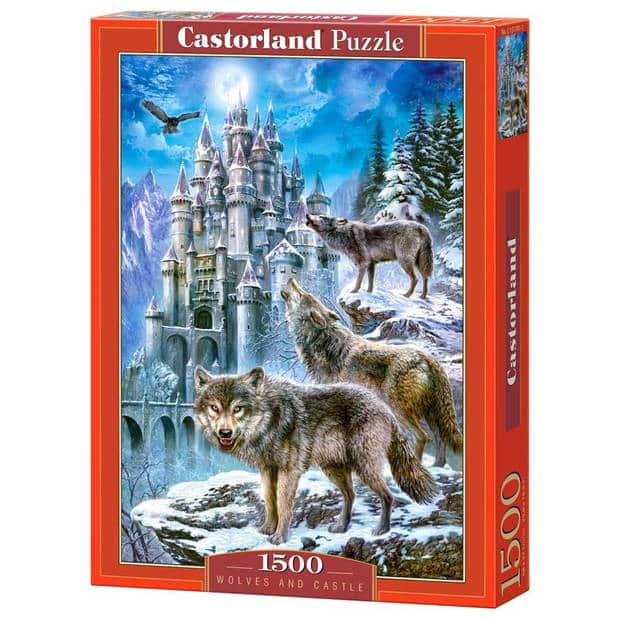Castorland ulve og slot – puslespil – 1.500 brikker – satin finish – perfekt pasform – europæisk kvalitet