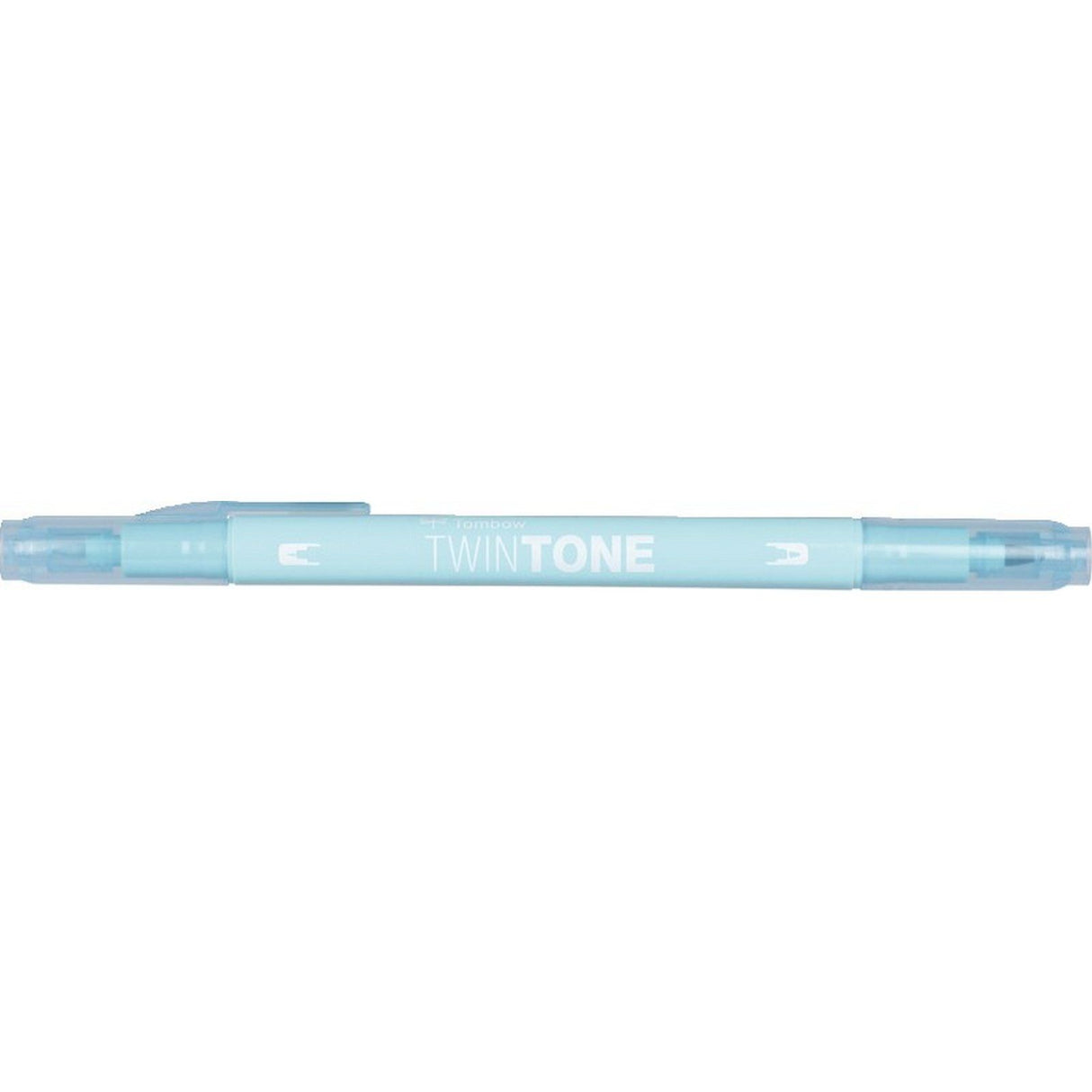 Tombow • twintone børstepen med to spidser aqua