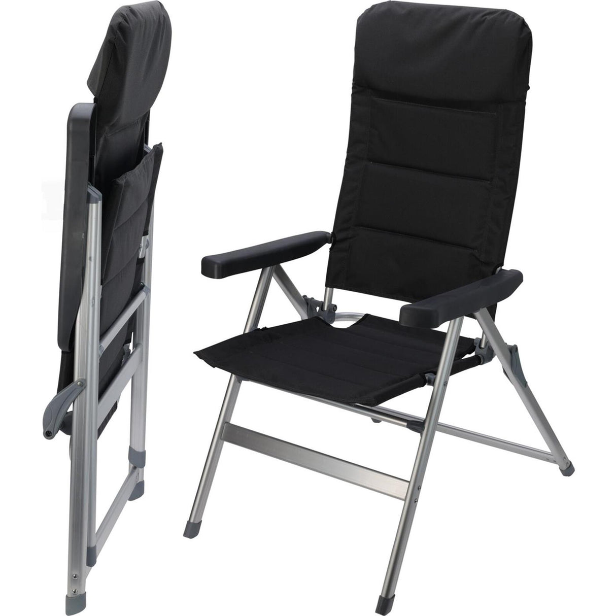 Redcliffs campingstol aluminium 6 positioner stål polyester