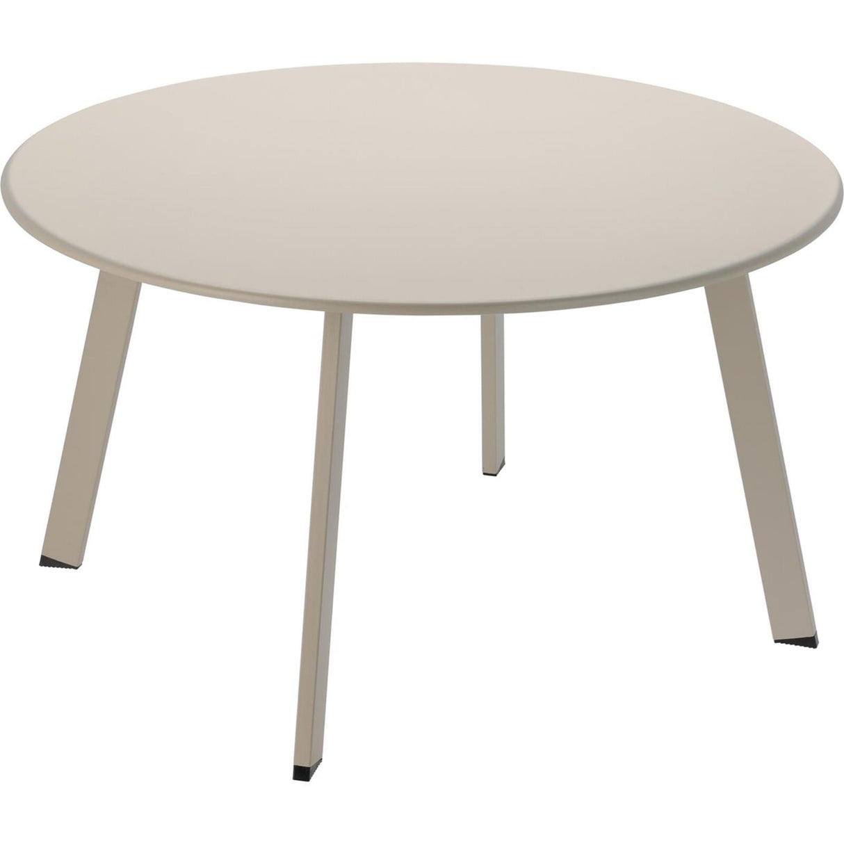 Bijzettafel ã˜70xh40cm mat beige
