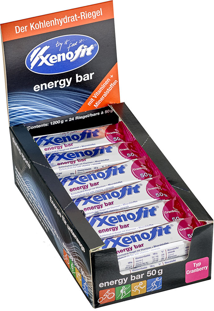 Xenofit energibar 24x50g æske