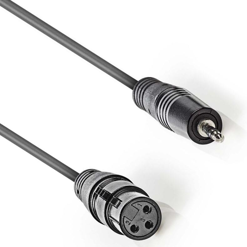 Nedis xlr kabel - stereo - balanceret