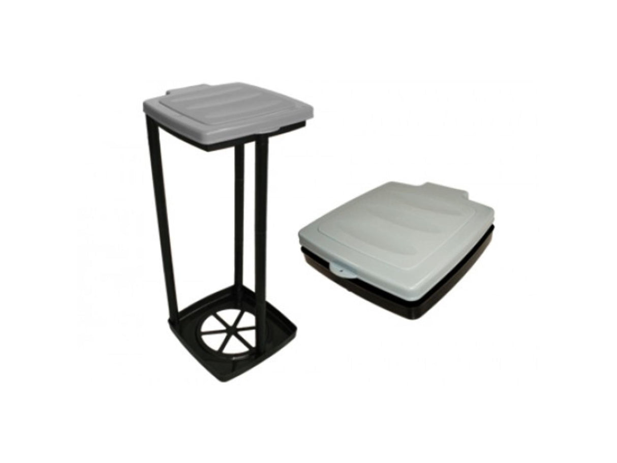 Fremragende husholdningsaffaldsposeholder 60ltr hvid