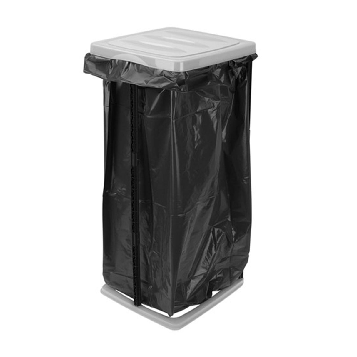 Fremragende husholdningsaffaldsposeholder 60ltr hvid
