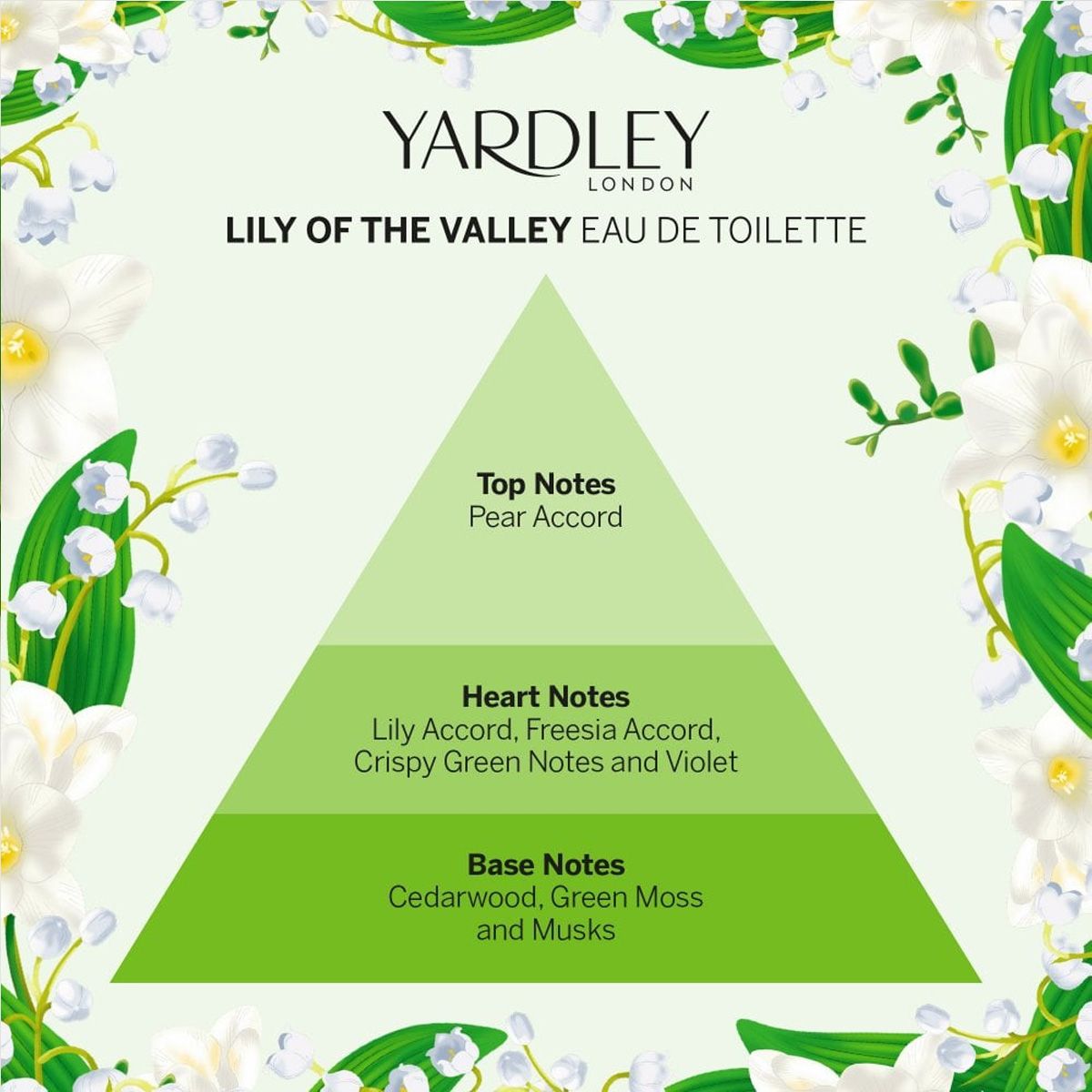 Yardley london liljekonval eau de toilette 50ml