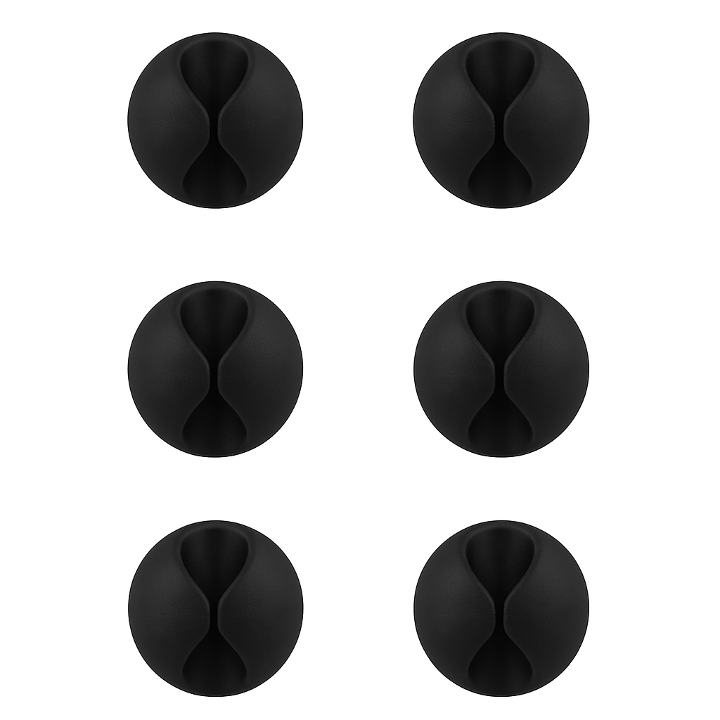 Selvklæbende kabelclips