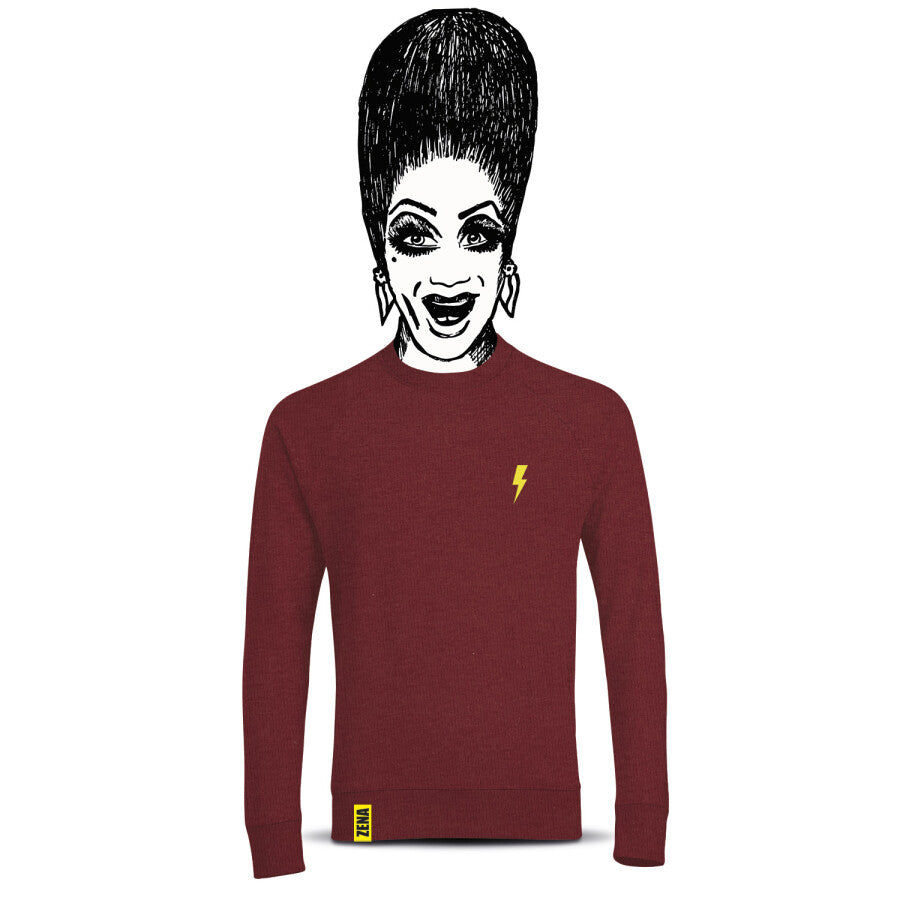 Zena sweater flash burgundy xxl