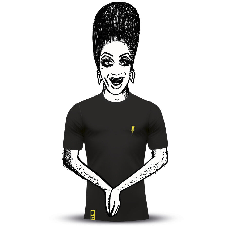 Zena t-shirt flash black m