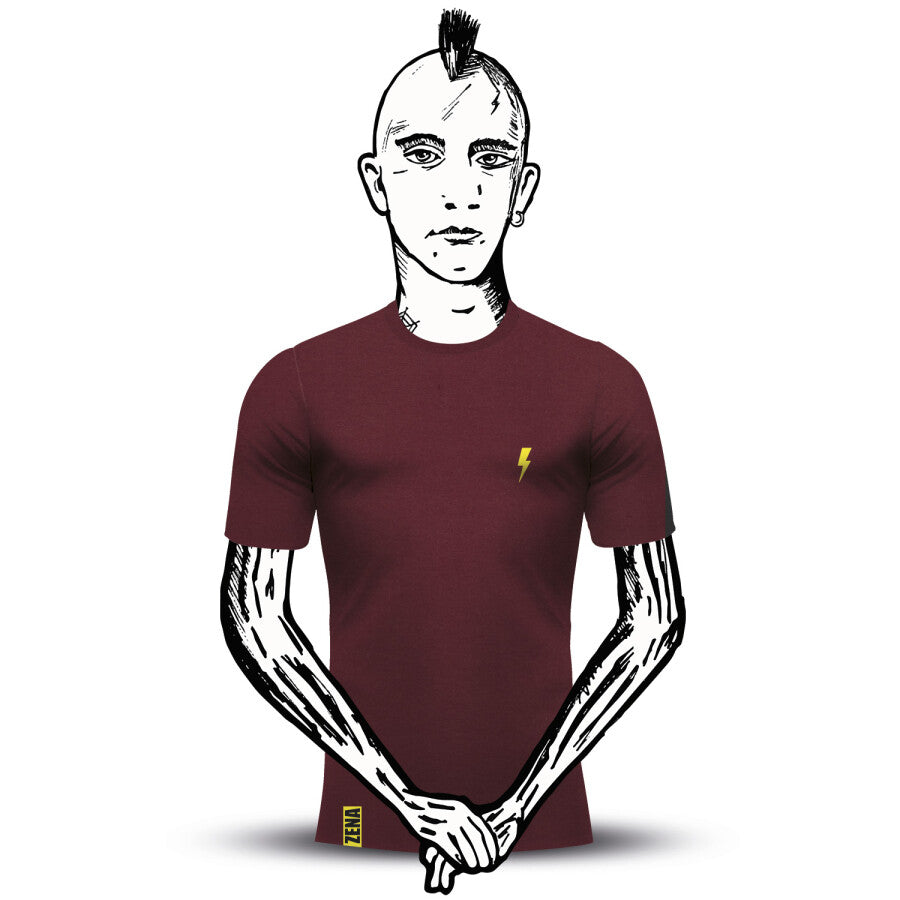 Zena t-shirt flash burgundy xxl