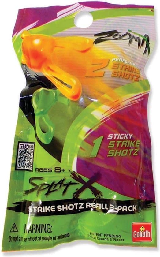 Goliath zooma - splat x slangeskud - tilføjelse af 3 stykker i en pose