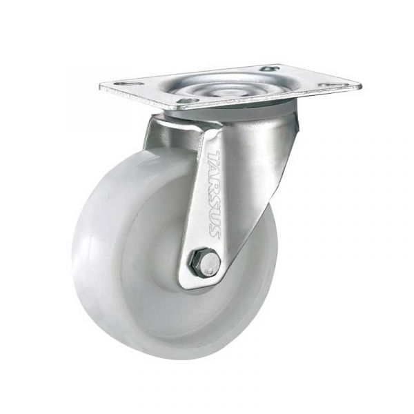 Tarsus Zwenkwiel 125 mm. hvid