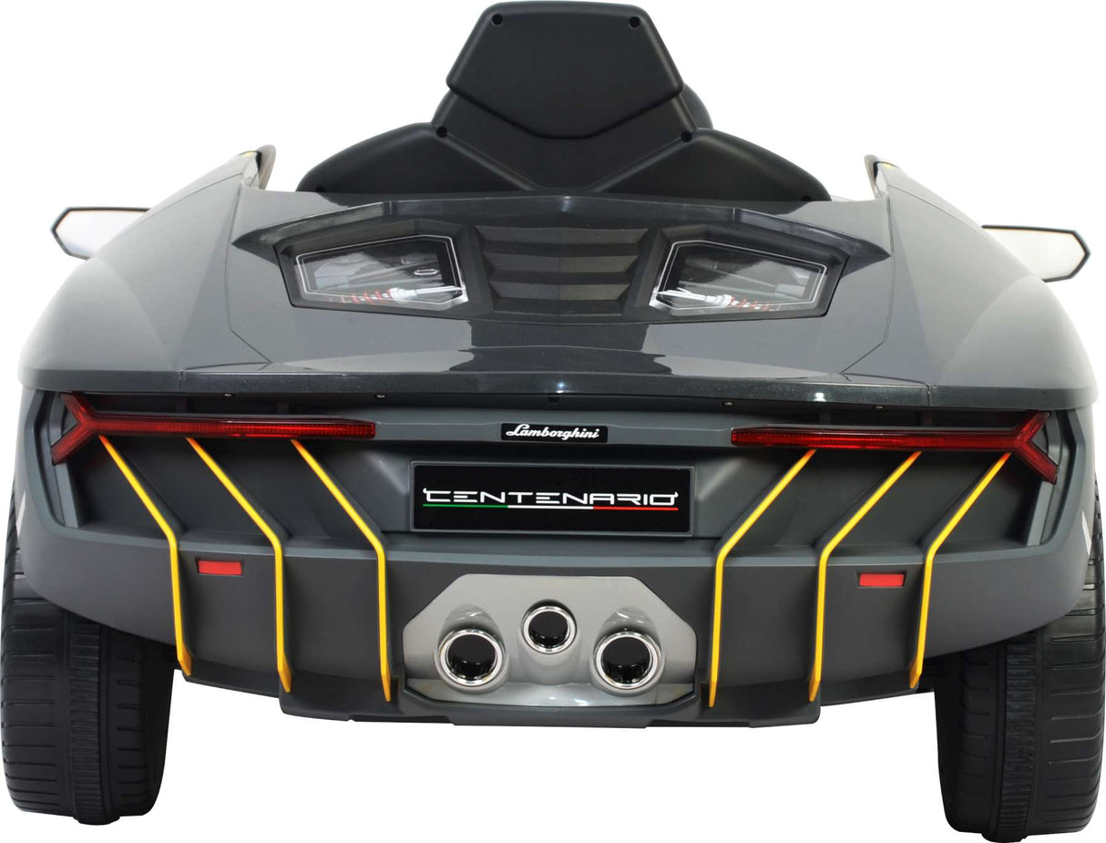 Lamborghini Centenario grå elbil med fjernbetjening 12 volt