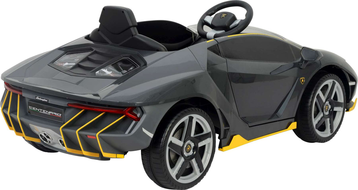 Lamborghini Centenario grå elbil med fjernbetjening 12 volt