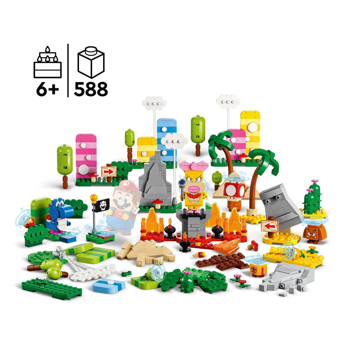 LEGO LEGO SUPER MARIO 71418 MAKERS SET: Kreativ værktøjskasse