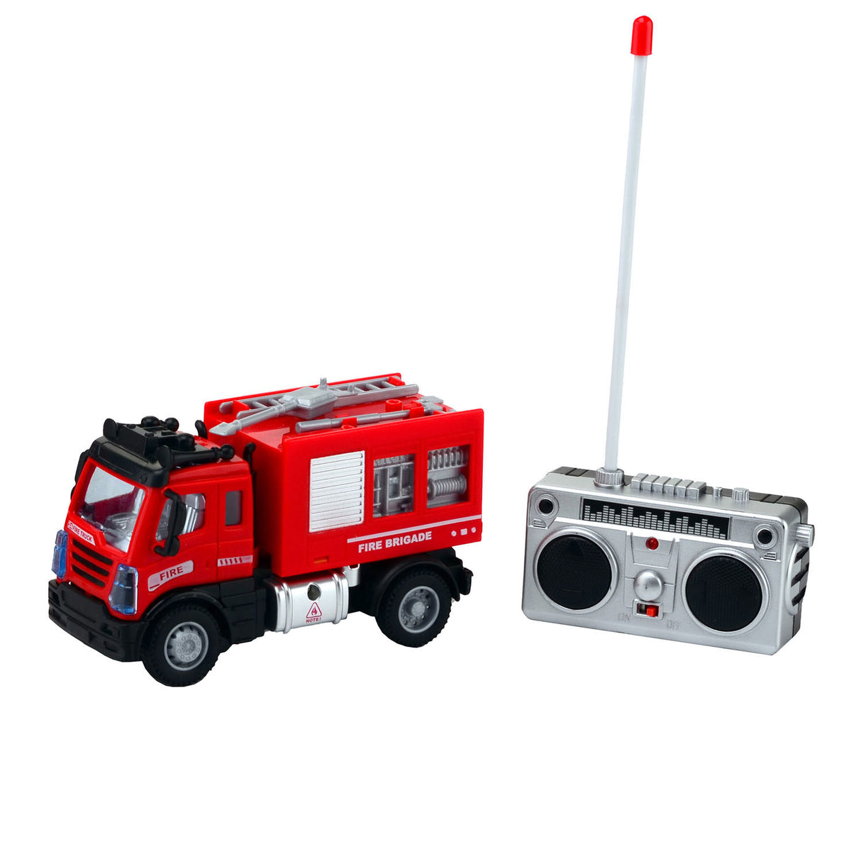 Johntoy RC Fire Truck Red 1:64