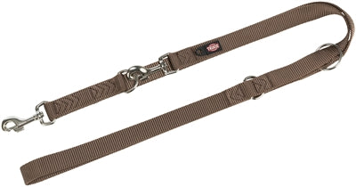 Trixie Dog Leash Justerbar Premium Brown