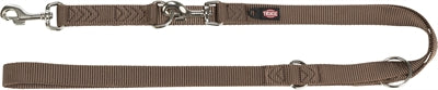 Trixie Dog Leash Justerbar Premium Brown