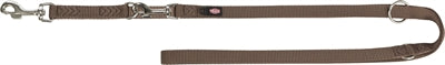 Trixie Dog Leash Justerbar Premium Two -Layer Brown