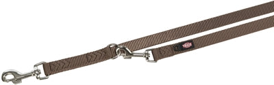 Trixie Dog Leash Justerbar Premium Two -Layer Brown