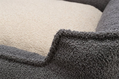 Trixie være øko genanvendt hundekurv Coline Angular Dark Grey Beige
