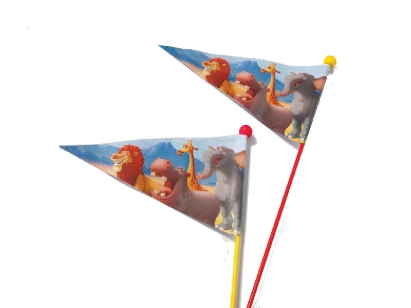Widk Flag Safety Animal King
