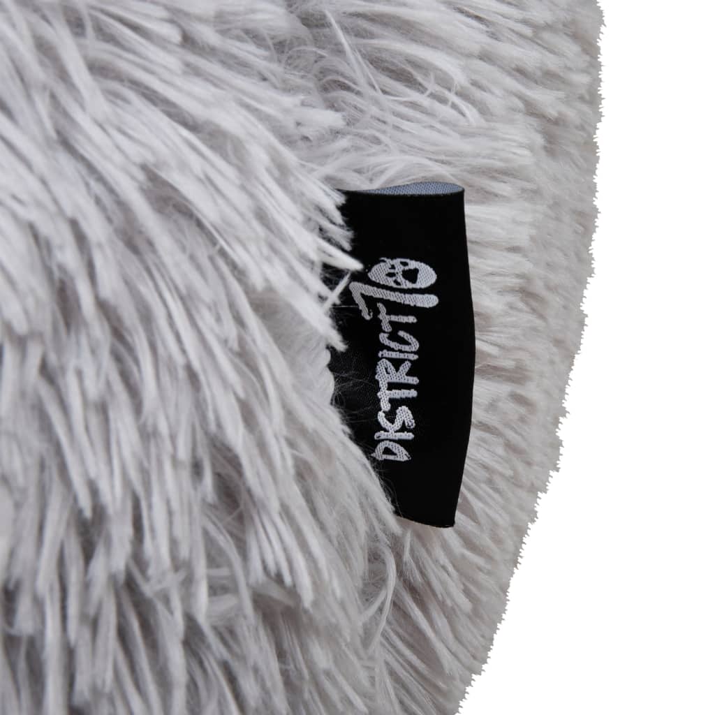 District70 District70 Pets Basket Fuzz L Light Gray