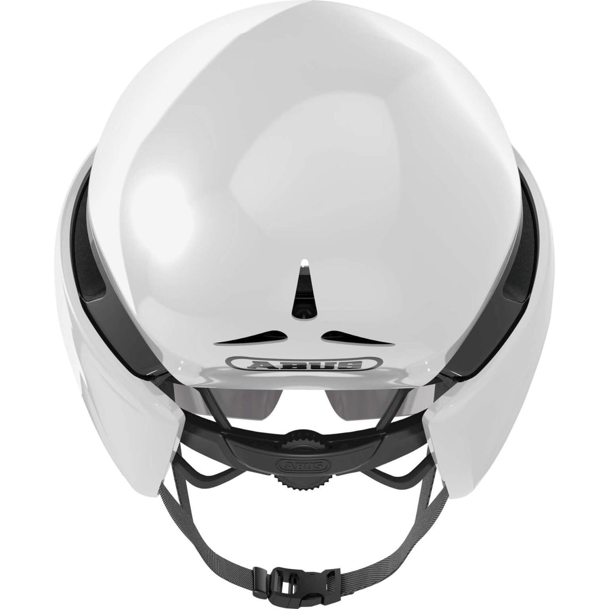Abushjelm Gamecanger TT skinnende hvid L 58-61cm