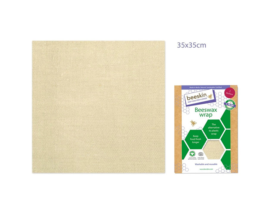 Beesk bee vaskeklud stor 35x35 naturligt tryk