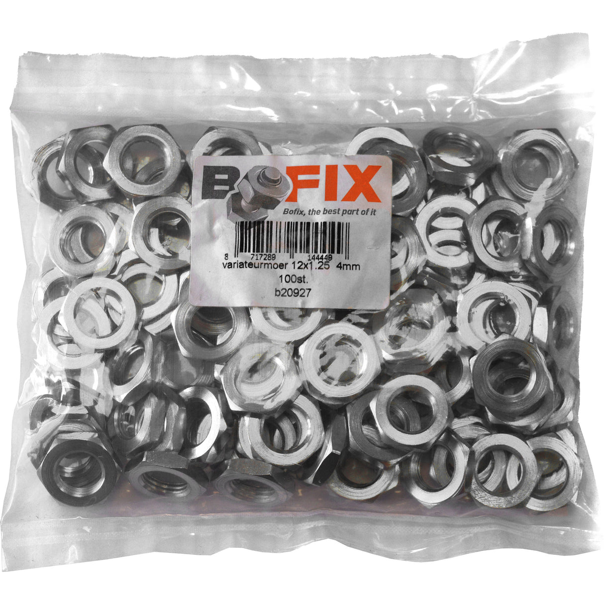 Bofix Variation Nut M12x1.25 4mm tyk (100.)