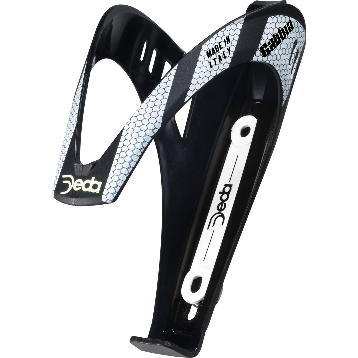 Bidoneholder Gabbia sort med hvidt print
